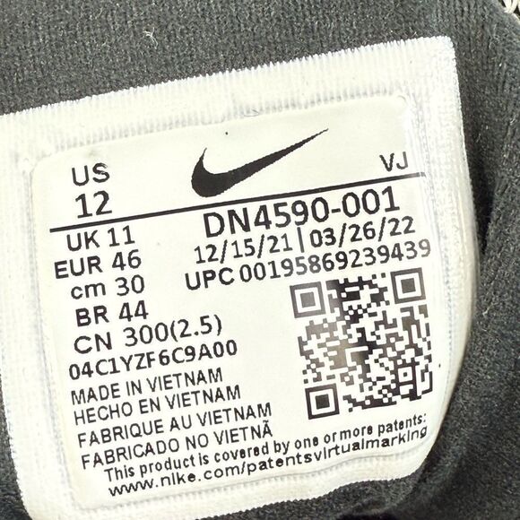 Nike AIR MAX TERRASCAPE PLUS \'OFF NOIR\' sneaker shoes men’s size 12 main image 7